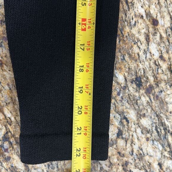 Toula Vintage Black Wool Blend Open Front Cardigan Sweater Size 6 - Picture 8 of 9